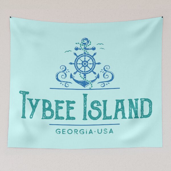 Item preview, Tybee Island Georgia Nautical Design designed and sold by Futurebeachbum.