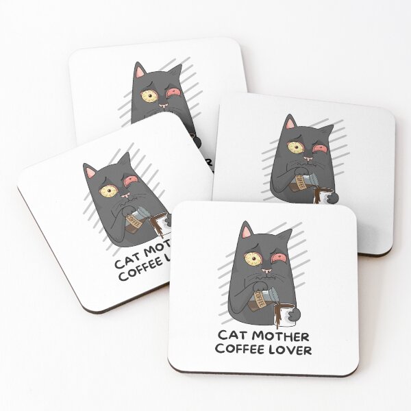 Item preview, Cat Mother Coffee Lover Funny designed and sold by Shop801.