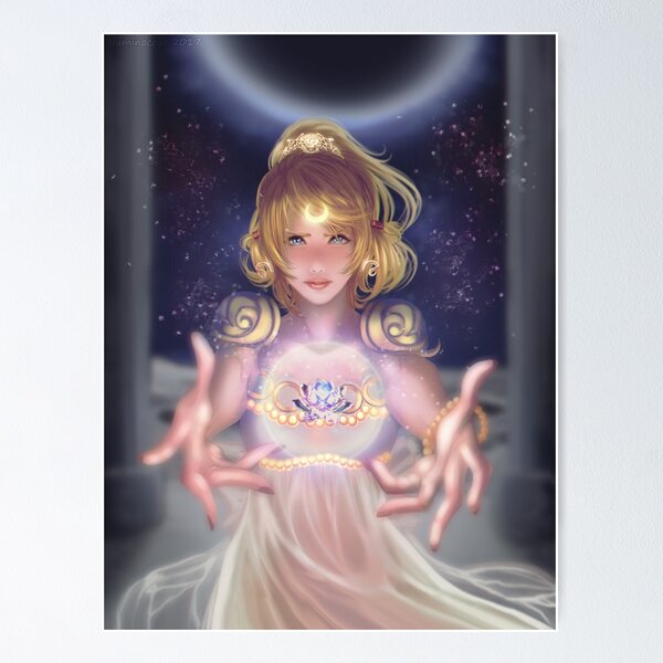 Vista previa del artículo con la obra «Princesa de la luna», diseñado y vendido por Jessica Mejia.