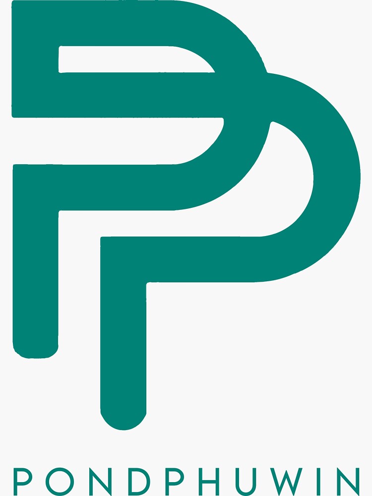 PondPhuwin logo | Sticker