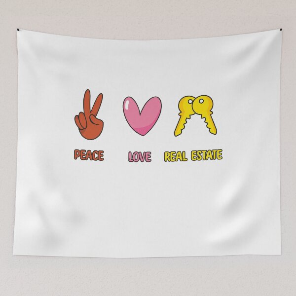Item preview, Peace Love Real Estate  designed and sold by jie lin.