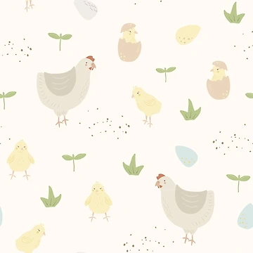 Artwork thumbnail, Spring Farm House Pattern by God Good Grace .