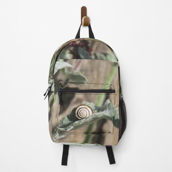 Item preview, A stripy snail on a leaf designed and sold by greentiger1.