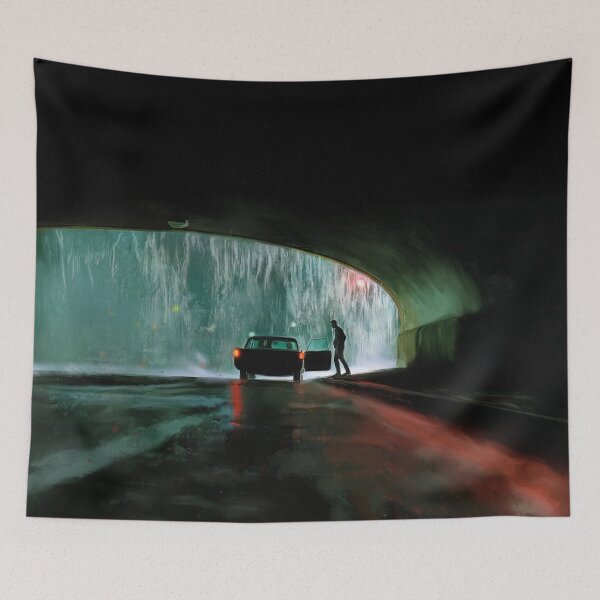 Item preview, Matrix rain scene Painting designed and sold by Gerenuke.