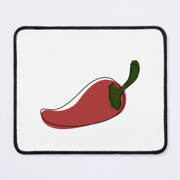Item preview, Minimalist red jalapeno paper designed and sold by anycolorart.