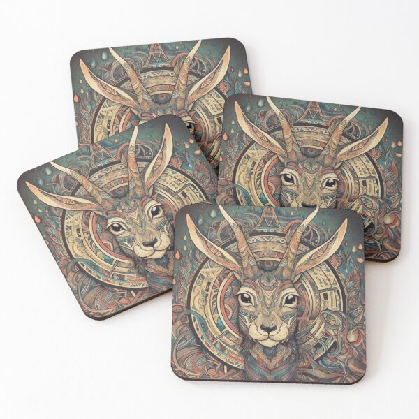 Item preview, Psychedelic Jackalope D1 designed and sold by gorakgorak.