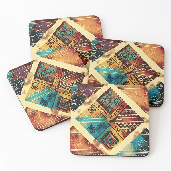 Aperçu de l'œuvre Un design bohème aztèque du sud-ouest - Motifs Boho Chic créée et vendue par GVRDesign.