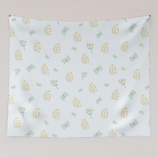 Item preview, Eater Egg and Butterfly with Flower Pattern designed and sold by God Good Grace ..