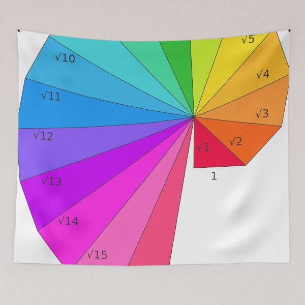 Item preview, Spiral of Theodorus designed and sold by puzzlewocky.