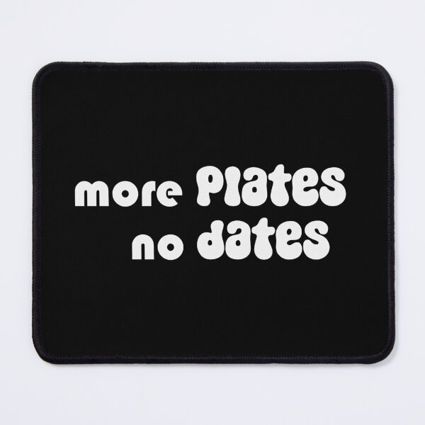 Item preview, more plates no dates, minimal, only white text designed and sold by EmeraldeaArt.