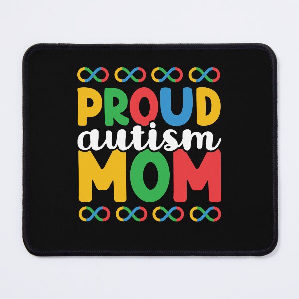 Item preview, Autism Awareness Neurodiversity Support Infinity Symbol Mom designed and sold by Crush Retro®.