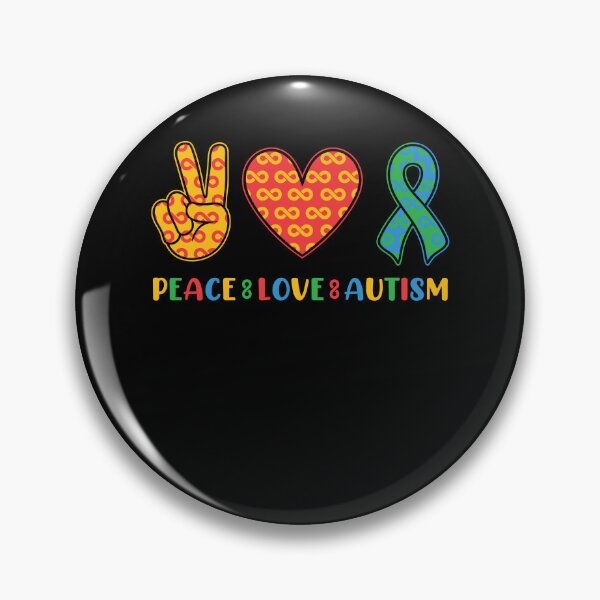 Item preview, Autism Awareness Neurodiversity Support Infinity Symbol designed and sold by Crush Retro®.