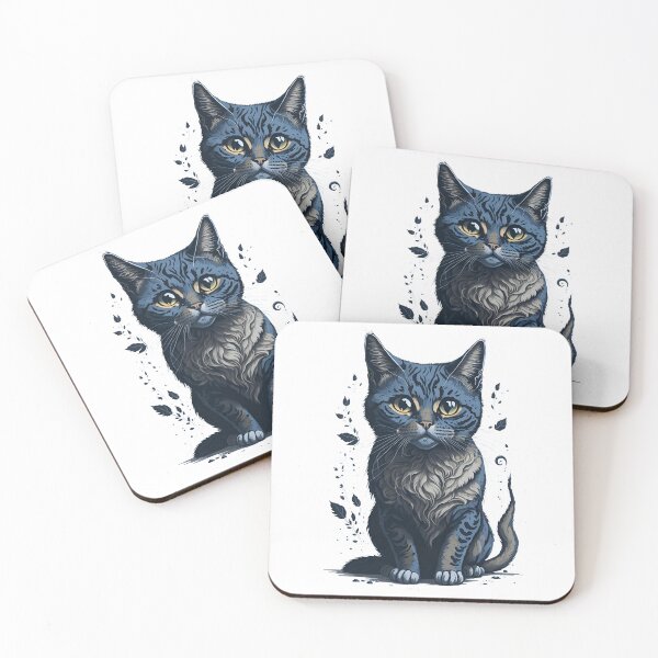 Item preview, curious cat designed and sold by Vvisions.
