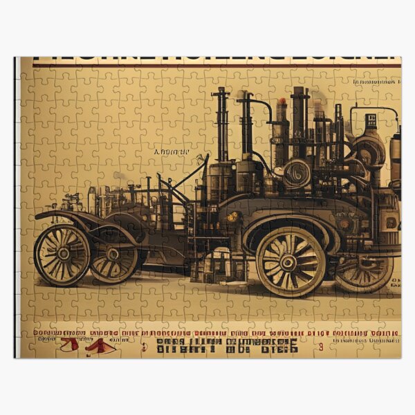 Vintage Science and Engineering Poster  Jigsaw Puzzle