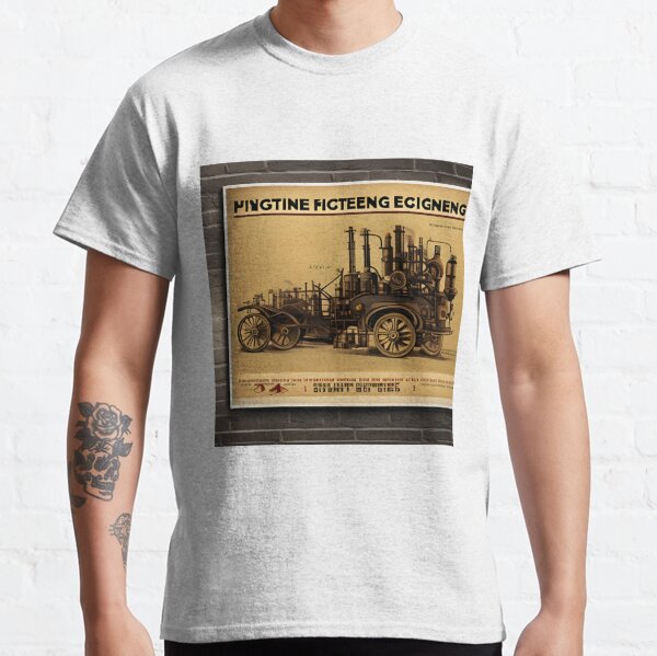 Vintage Science and Engineering Poster  Classic T-Shirt