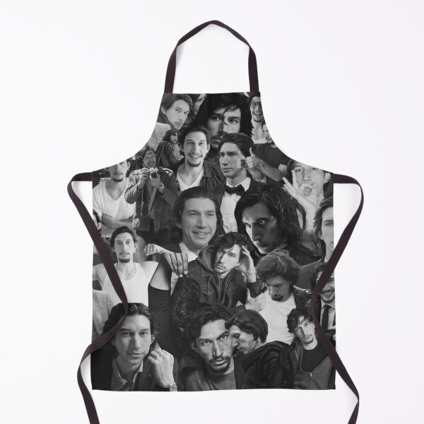 Item preview, Adam Driver Abstract Collage - Black and White Aesthetics designed and sold by CollageHeaven.