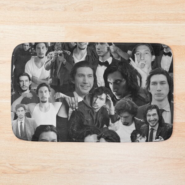Item preview, Adam Driver Abstract Collage - Black and White Aesthetics designed and sold by CollageHeaven.