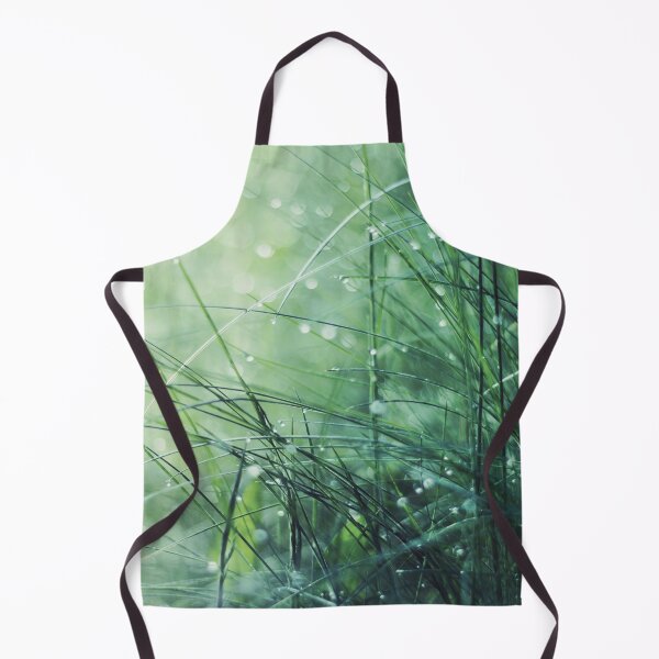 Item preview, Sparkling Morning - Dew Drops On Grass designed and sold by Dyrk Wyst Redbubble Shop.