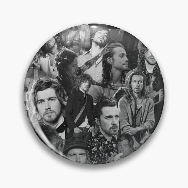 Item preview, Julien Doré French Singer Abstract Collage - Black and White Version designed and sold by CollageHeaven.