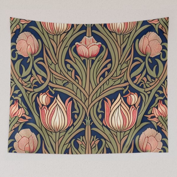 Item preview,  William Morris Tulip  - Artwork Inspired by Morris Style- Vintage William Morris flowers designed and sold by Tamas Das.