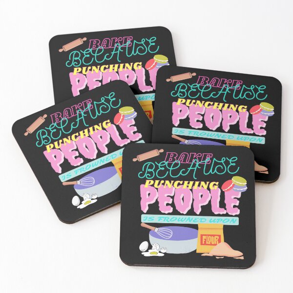 Item preview, I Bake Because Punching People Is Frowned Upon designed and sold by ichirochen.