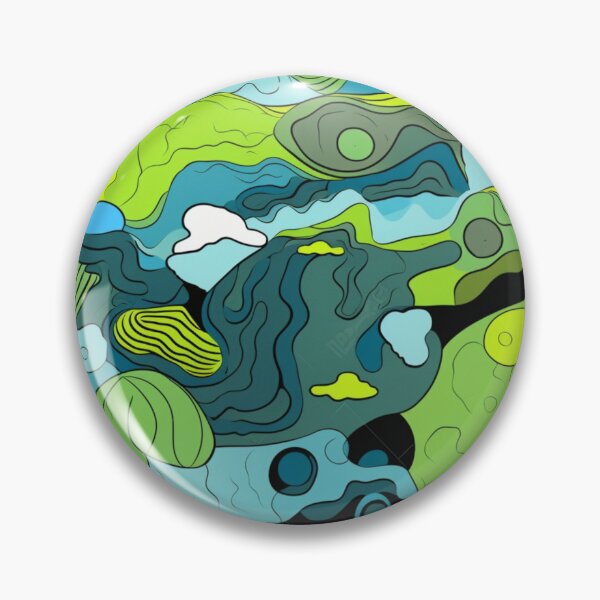 Item preview, Spring Water Ways Tiled designed and sold by artfullyprompt.