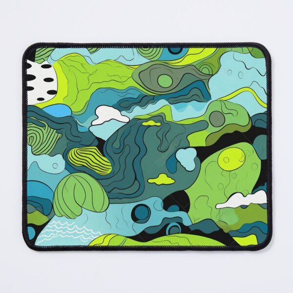 Item preview, Spring Water Ways Tiled designed and sold by artfullyprompt.