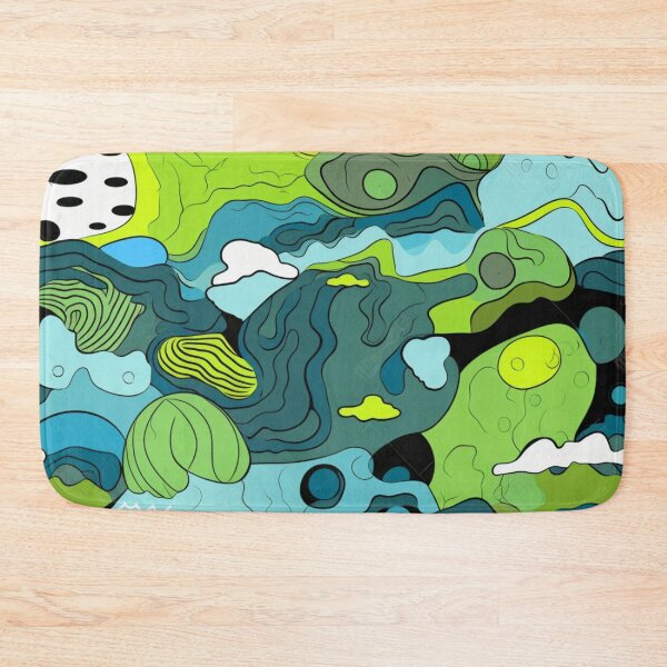 Item preview, Spring Water Ways Tiled designed and sold by artfullyprompt.