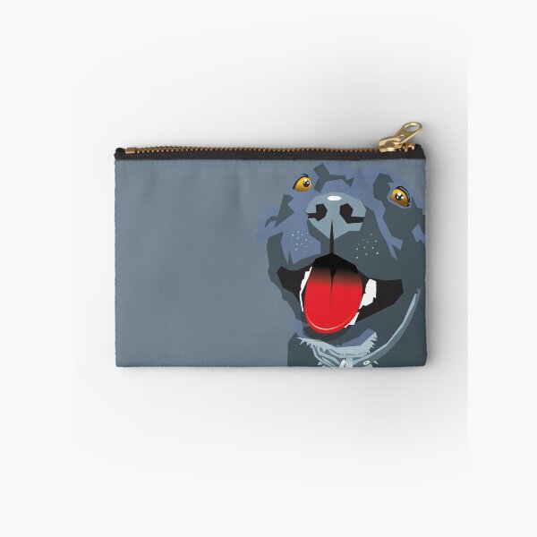 Item preview, Panting Dog Staffy Blue Staffordshire Bull Terrier Grey designed and sold by Bloomin'  Arty Families.
