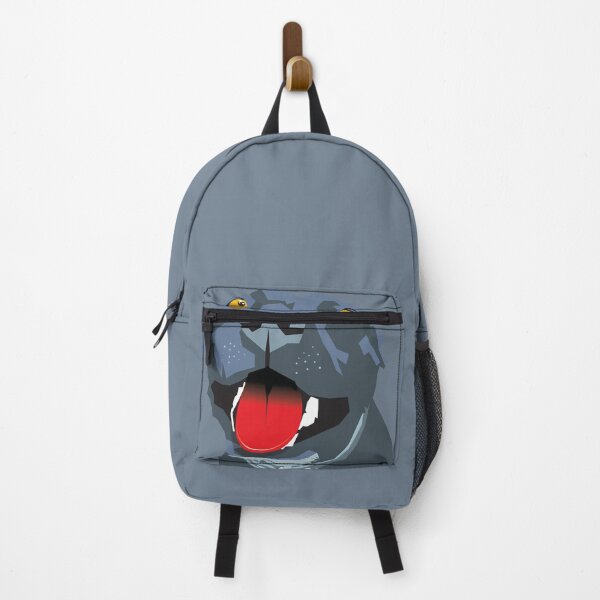 Item preview, Panting Dog Staffy Blue Staffordshire Bull Terrier Grey designed and sold by Bloomin' Arty Families.