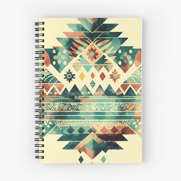 Item preview, A Teal Aztec Bohemian SouthWest Design - Boho Chic Patterns designed and sold by GVRDesign.