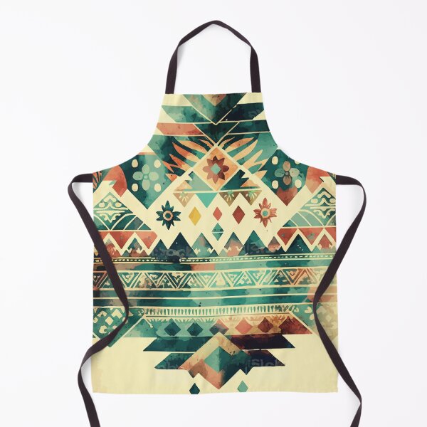 Item preview, A Teal Aztec Bohemian SouthWest Design - Boho Chic Patterns designed and sold by GVRDesign.