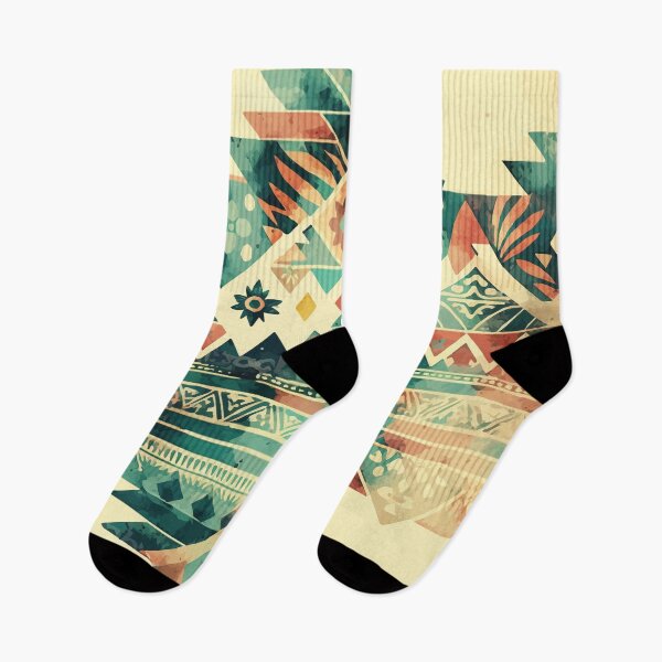 Item preview, A Teal Aztec Bohemian SouthWest Design - Boho Chic Patterns designed and sold by GVRDesign.