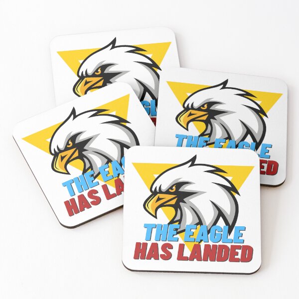 Item preview, The Eagle has Landed Quote Ispire Wording designed and sold by DifferArt.
