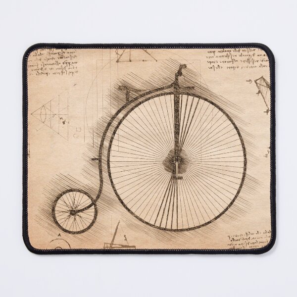 Item preview, Da Vinci Sketch Art Penny Farthing - Vintage designed and sold by Rayyanz.