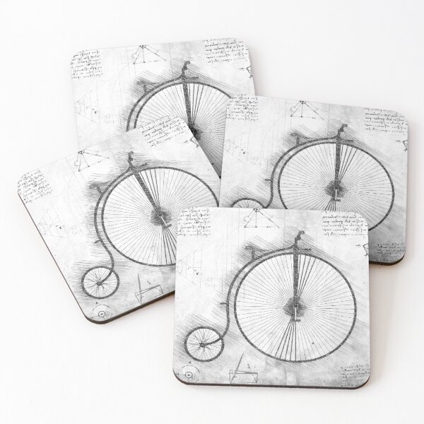 Item preview, Da Vinci Sketch Art Penny Farthing - Grunge designed and sold by Rayyanz.