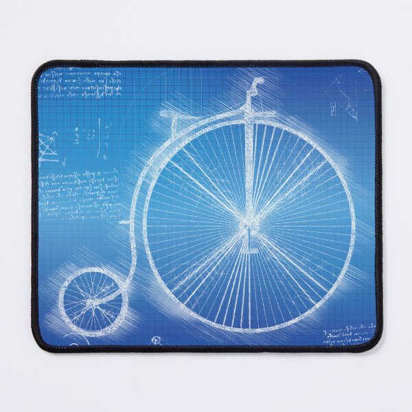 Item preview, Da Vinci Sketch Art Penny Farthing - Blueprint designed and sold by Rayyanz.