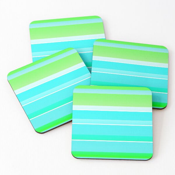 Item preview, Green spring summer color palette | Green spring summer color line pattern designed and sold by lausn.