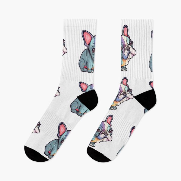 Item preview, Colorful Frenchie Puppy designed and sold by AlgorithmArt.
