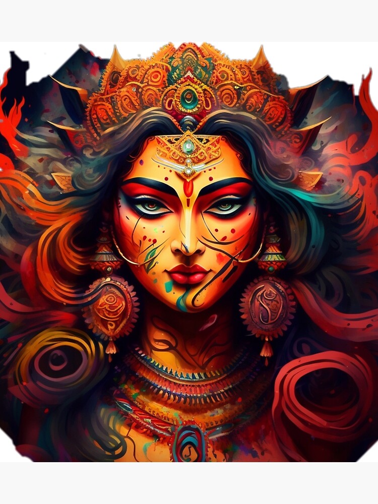 Buy Durga Bhairav Final Battle Canvas Art Print by Artist Prints by Fizdi  CodePRT690042536  Prints for Sale online in India
