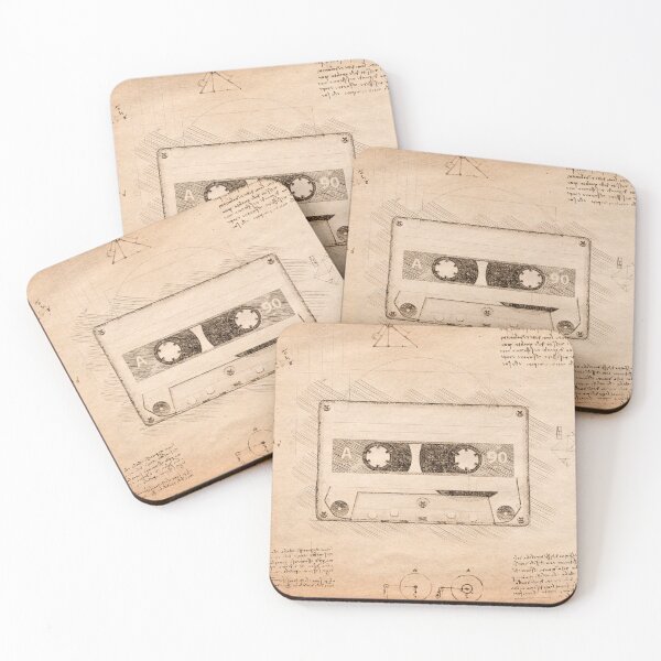 Item preview, Da Vinci Sketch Art Cassette Tape - Vintage designed and sold by Rayyanz.