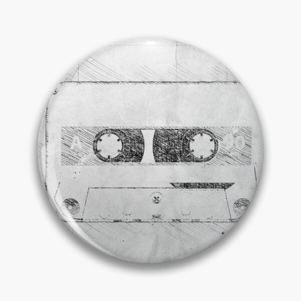 Item preview, Da Vinci Sketch Art Cassette Tape - Grunge designed and sold by Rayyanz.