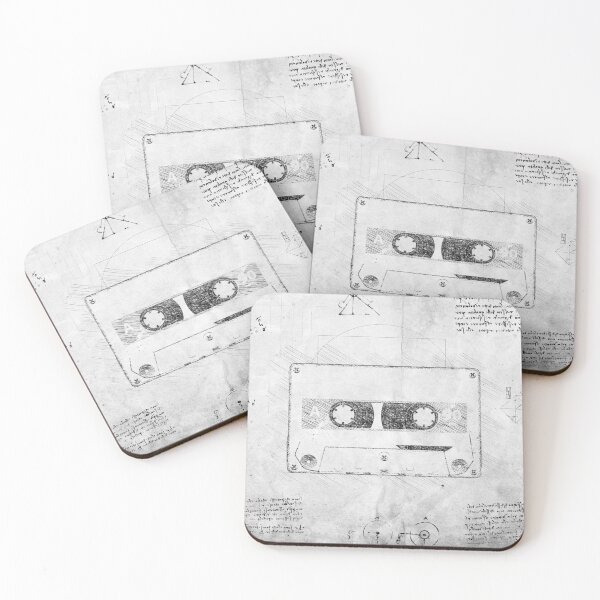 Item preview, Da Vinci Sketch Art Cassette Tape - Grunge designed and sold by Rayyanz.