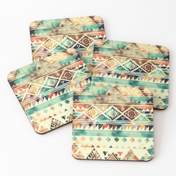 Item preview, A Geometric Aztec Bohemian SouthWest Design - Boho Chic Patterns designed and sold by GVRDesign.