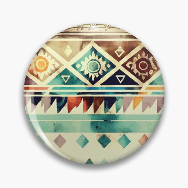 Item preview, A Geometric Aztec Bohemian SouthWest Design - Boho Chic Patterns designed and sold by GVRDesign.
