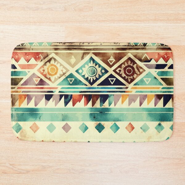 Item preview, A Geometric Aztec Bohemian SouthWest Design - Boho Chic Patterns designed and sold by GVRDesign.