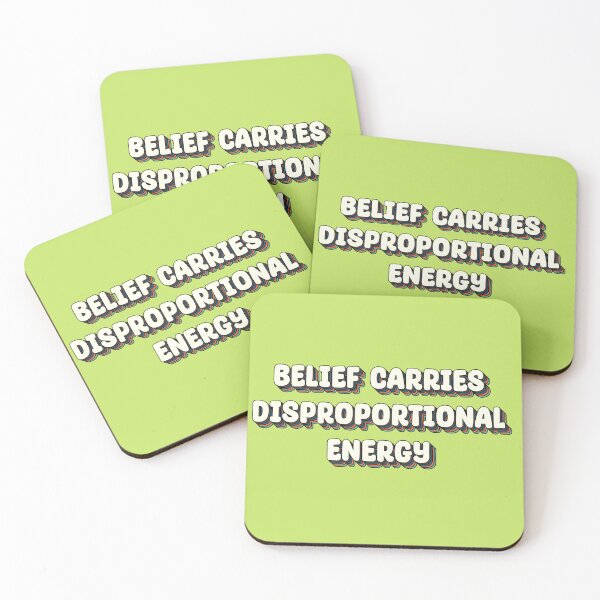 Item preview, Belief carries disproportional energy designed and sold by Osmodesign 44.