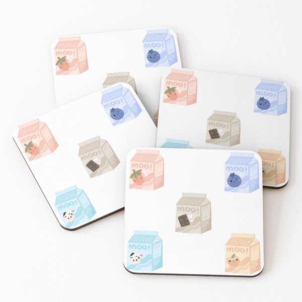 Item preview, Moo Milk Sticker Pack, Sticker Sheet by LittleByrdSTU designed and sold by Martie Mart.