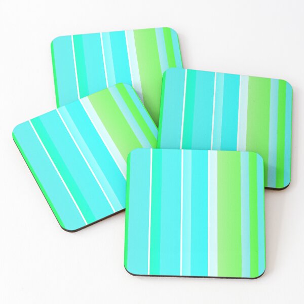 Item preview, Green spring summer color palette | Green spring summer color line pattern designed and sold by lausn.