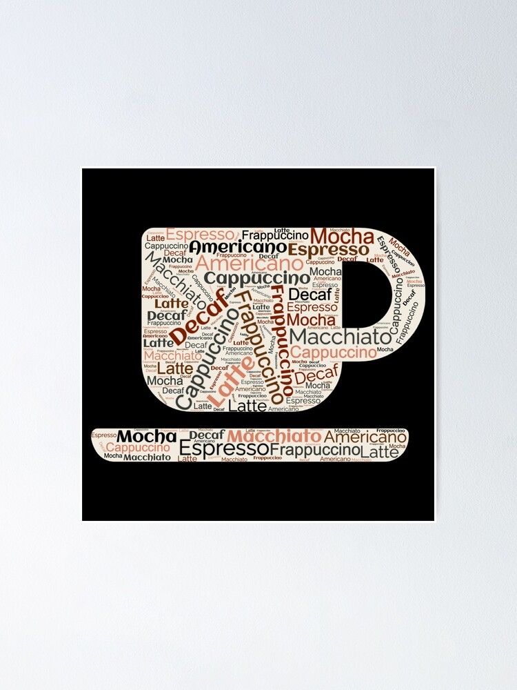 Espresso, Latte, Capuchino, Americano - Picture of Coffee Cup